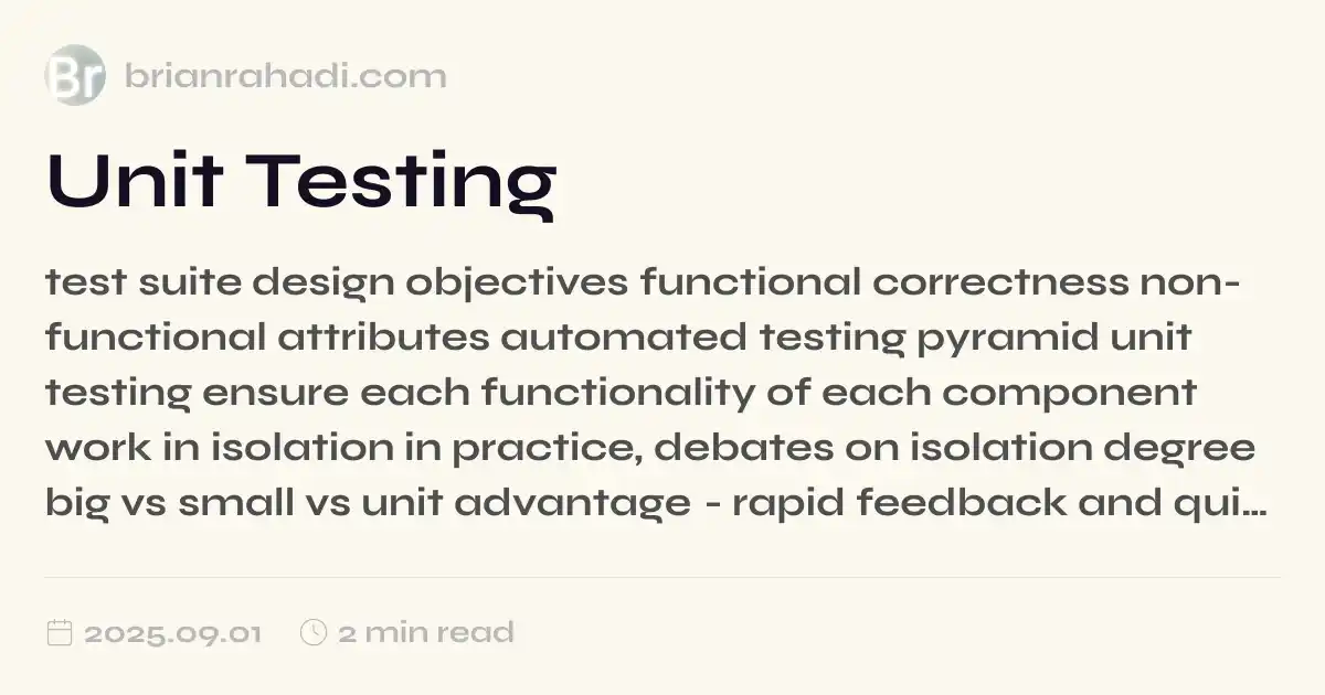 Unit Testing